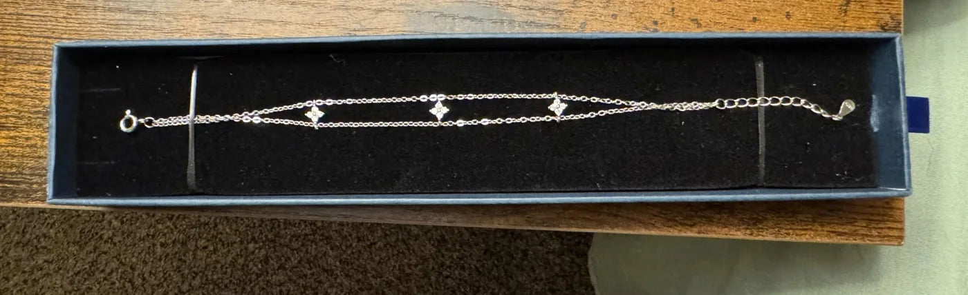 Customer photo 3 of S925 Star Double Layer Bracelet