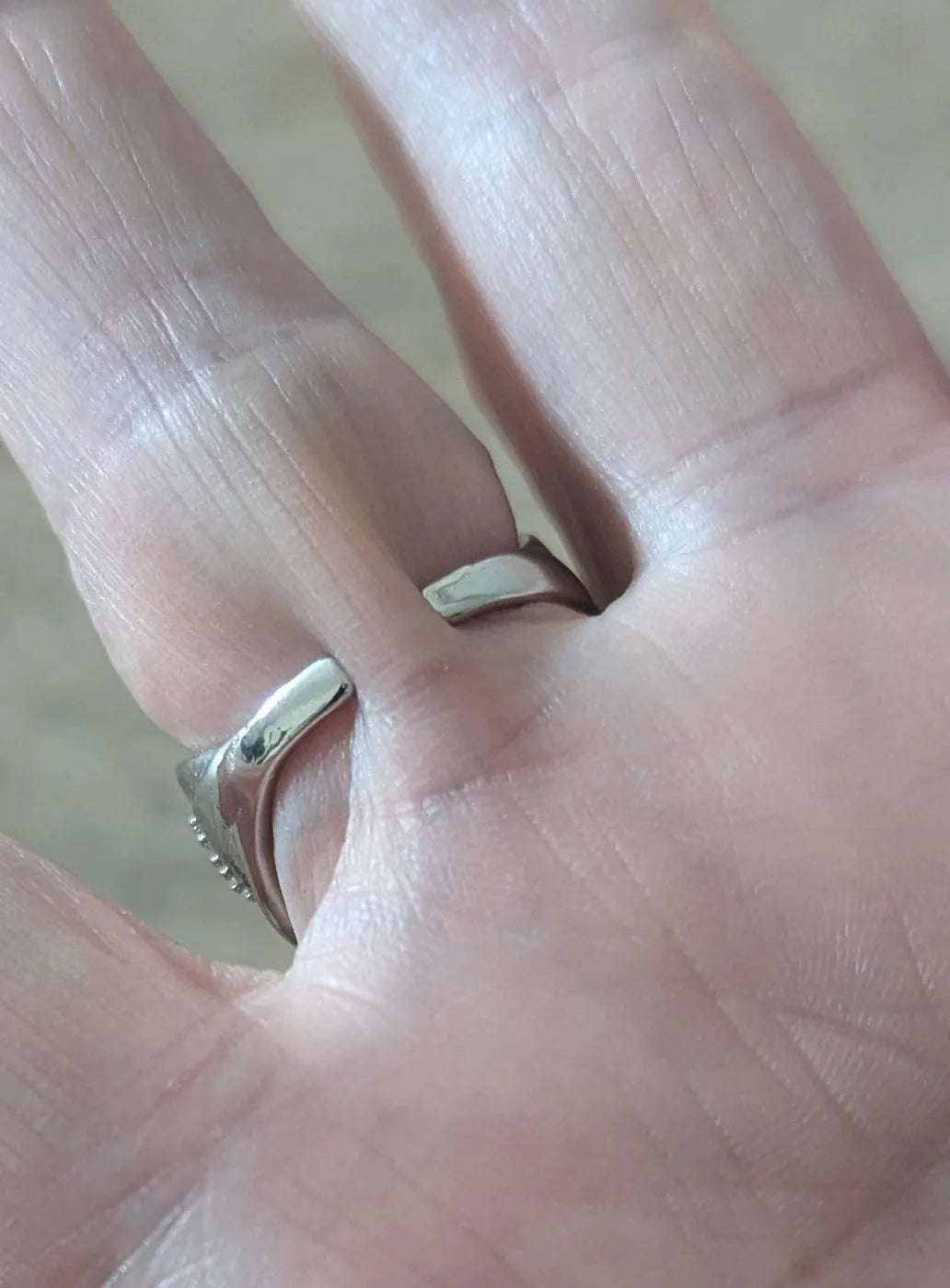 Customer photo 1 of Silver Multi-Layer CZ Ring