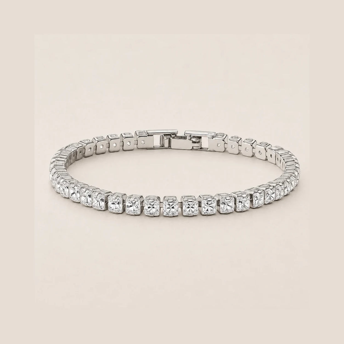Silver CZ Tennis Bracelet