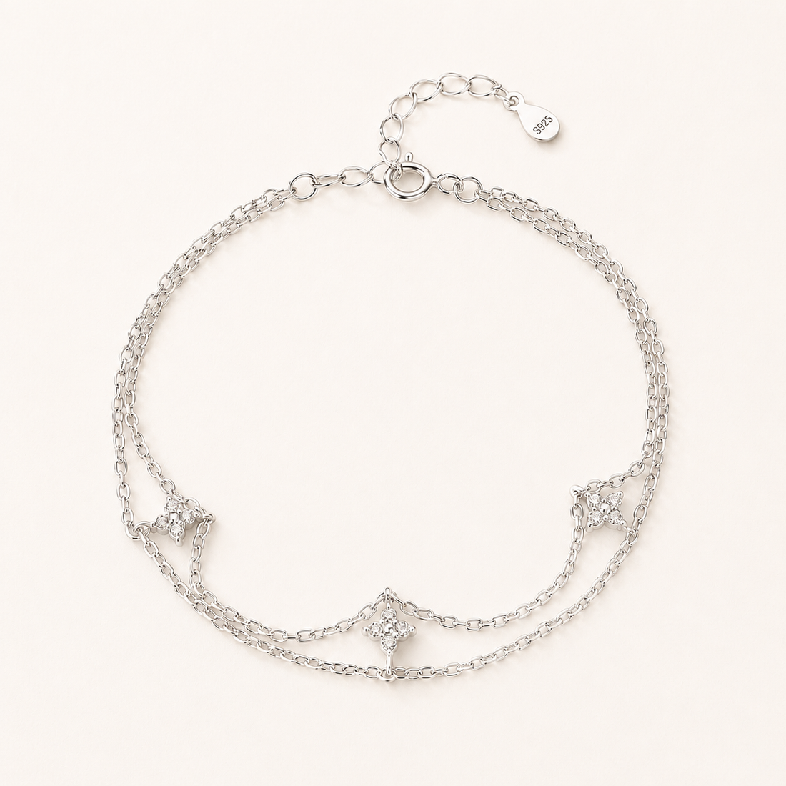 S925 Star Double Layer Bracelet