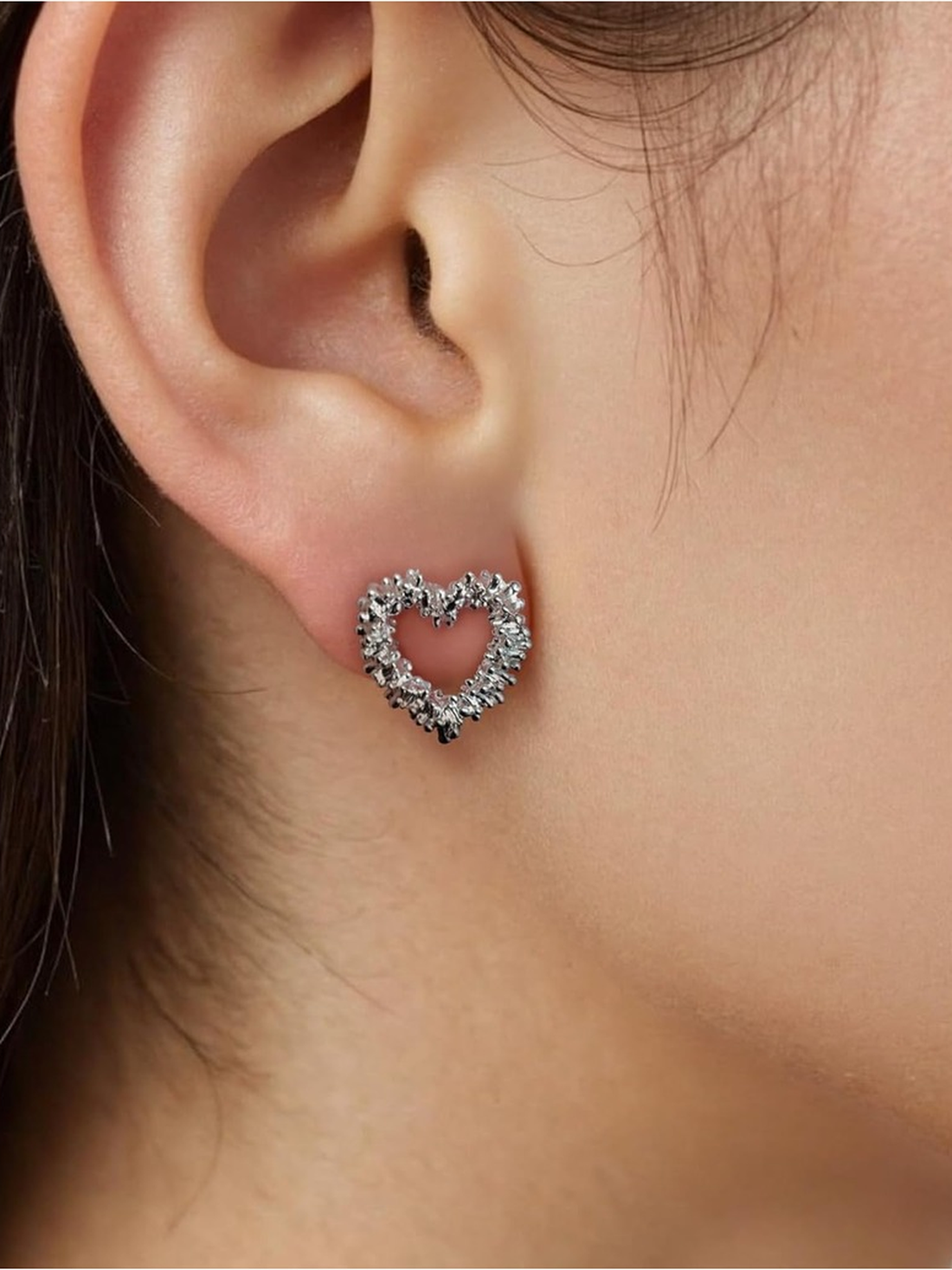 Heart Stud Earrings