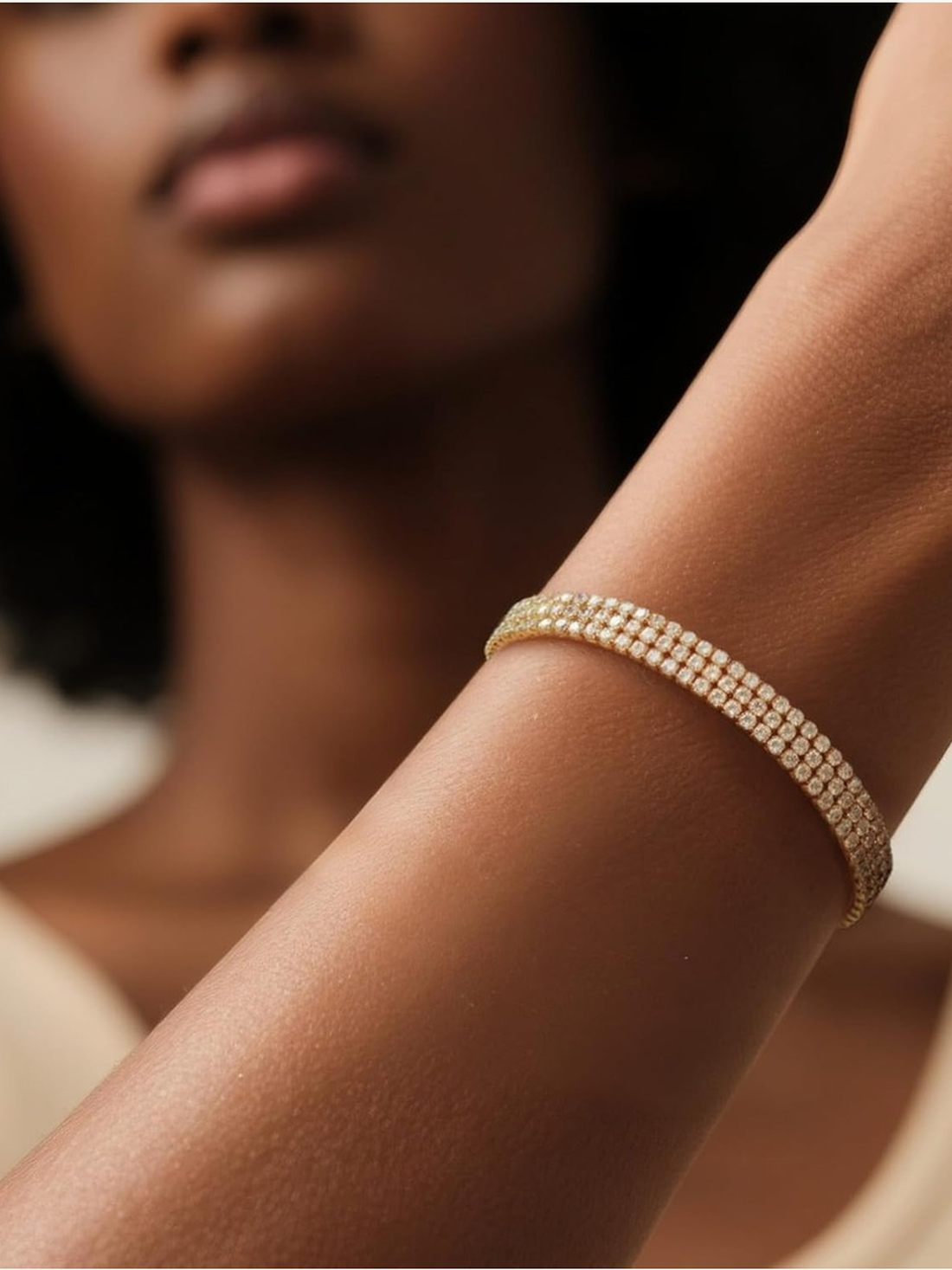 Triple Row Bracelet 2.0 - Gold