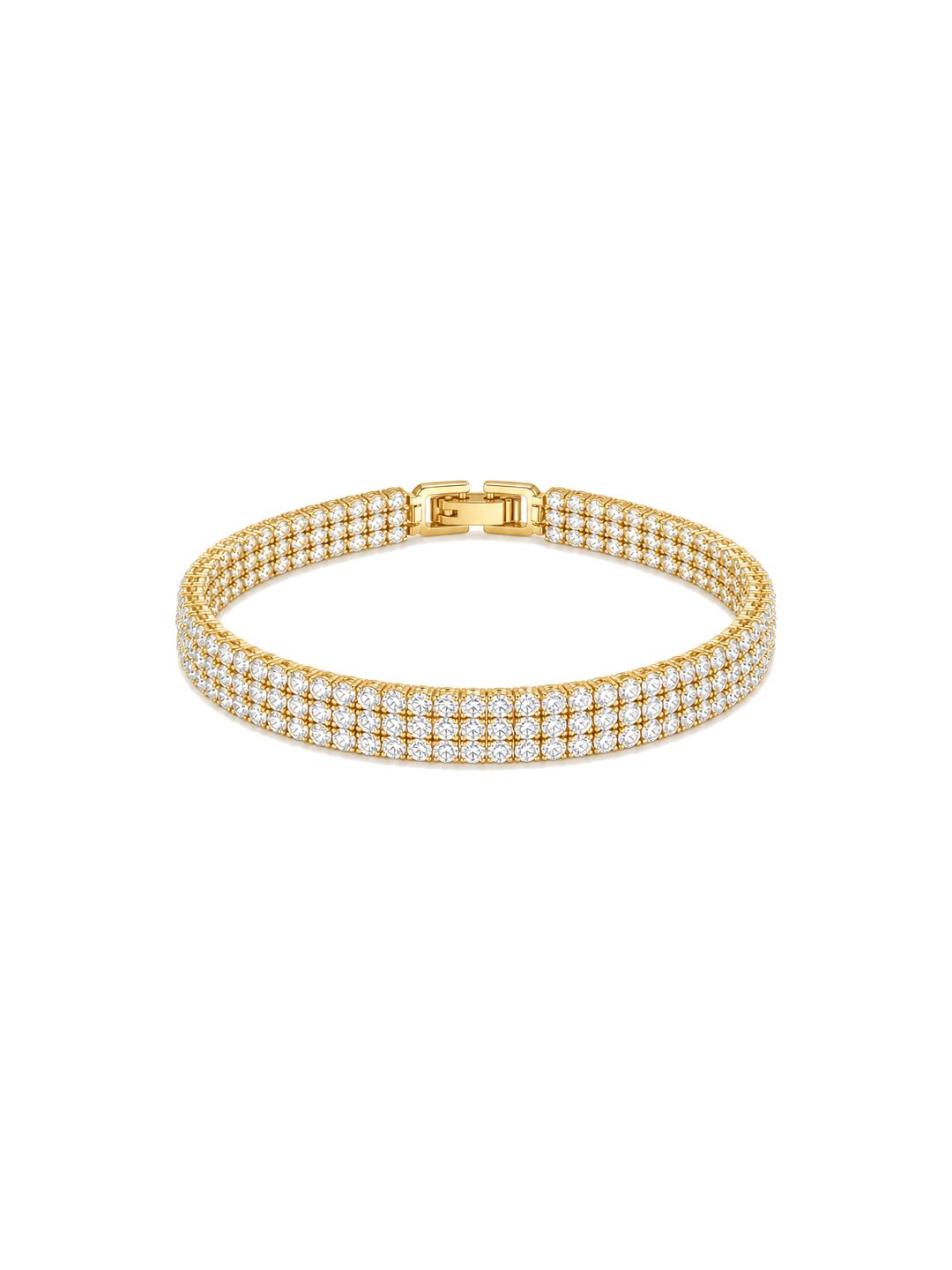 Triple Row Bracelet 2.0 - Gold