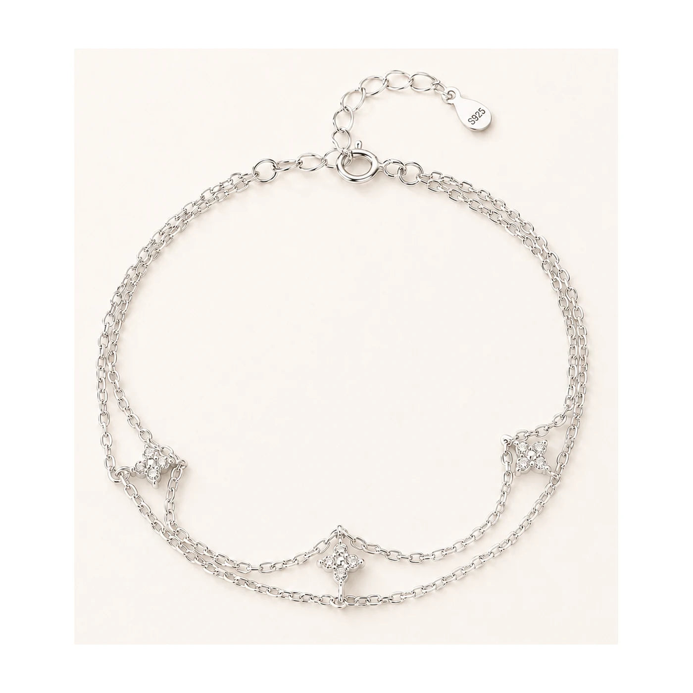 S925 Star Double Layer Bracelet