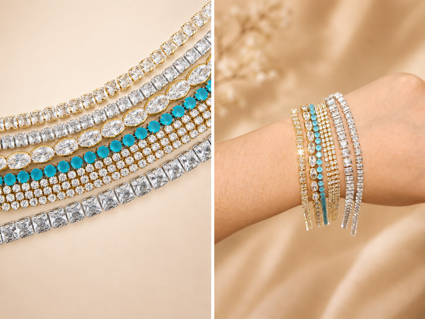Tennis Stack jewelry collection