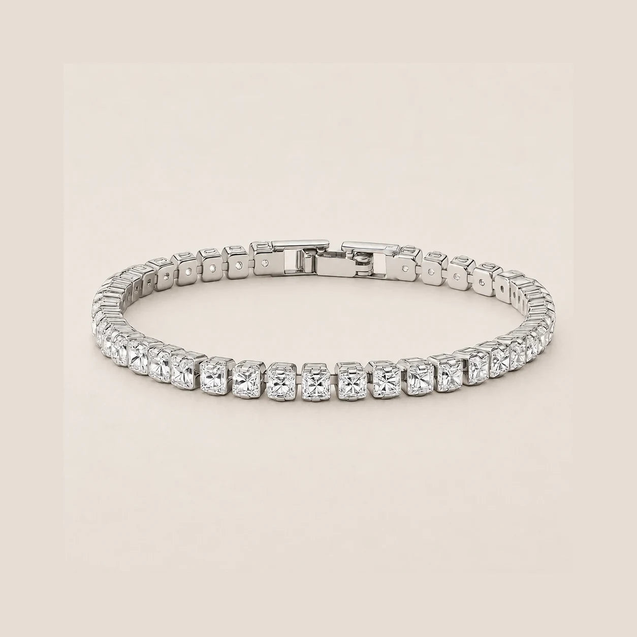 Silver CZ Tennis Bracelet