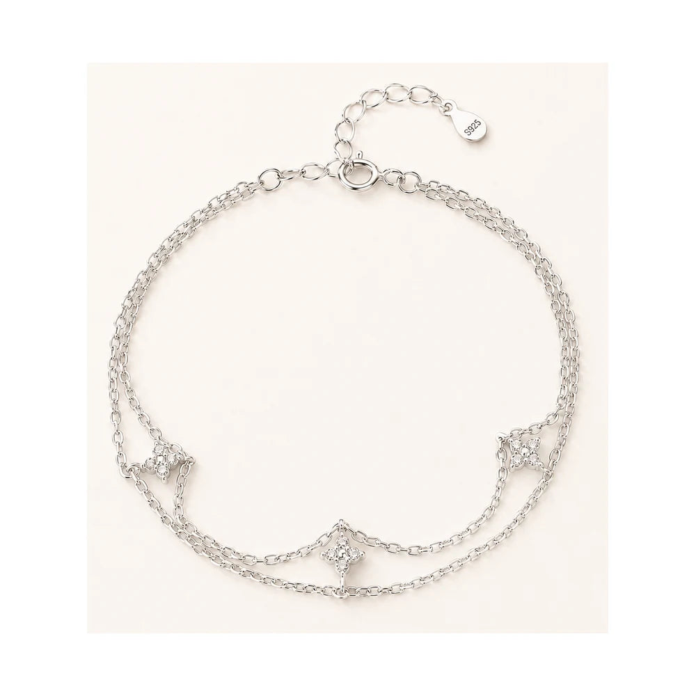 S925 Star Double Layer Bracelet