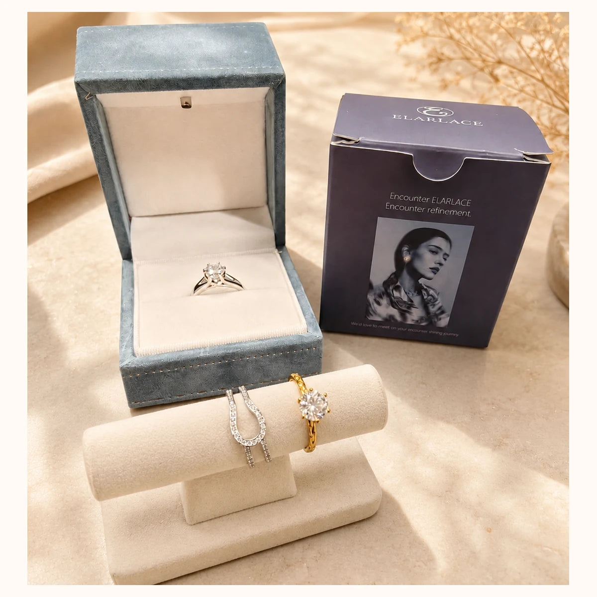 Classic CZ Solitaire Ring lifestyle image